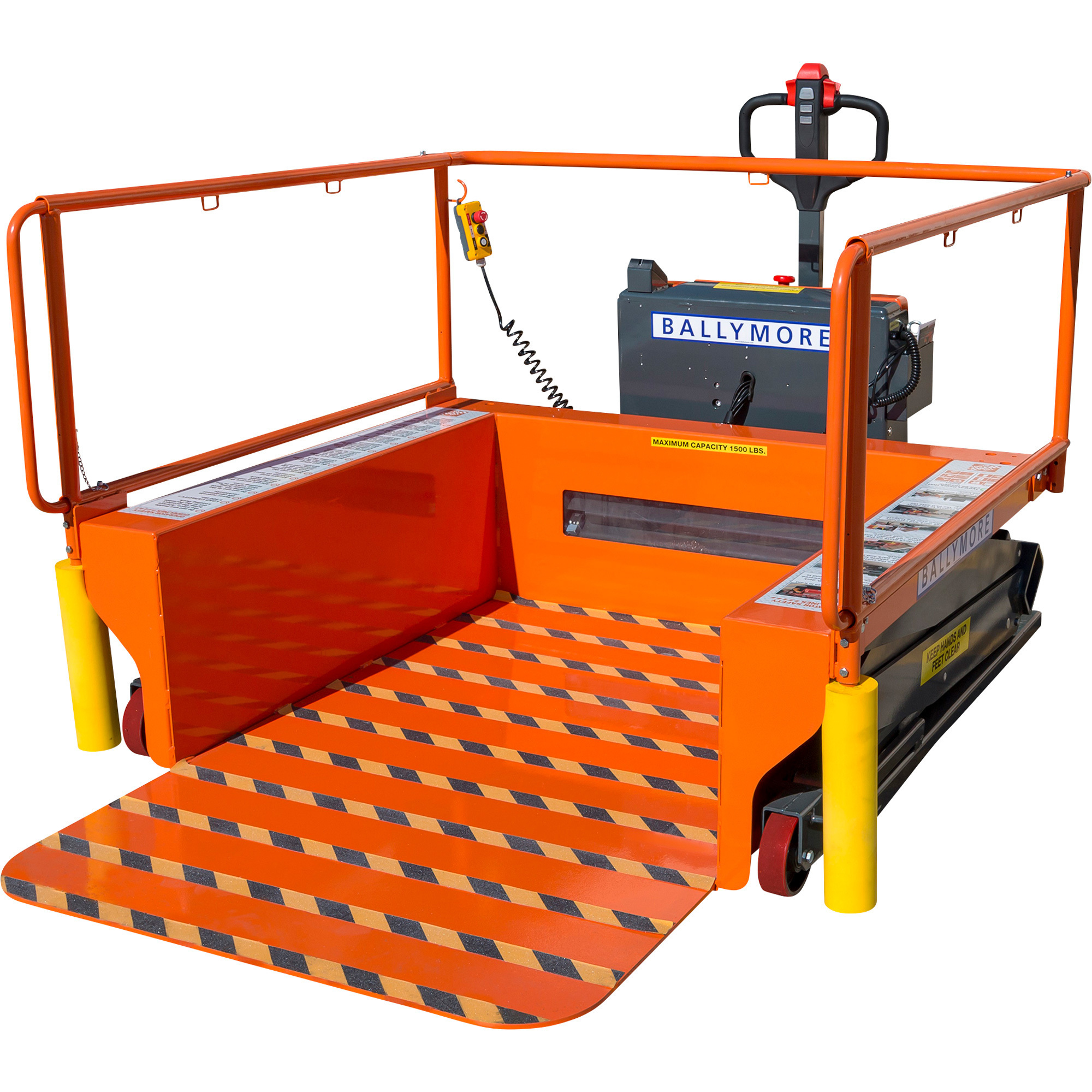 Ballymore PLD Plus Portable Loading Dock, 1500-Lb. Capacity, 105in.L x 68in.W